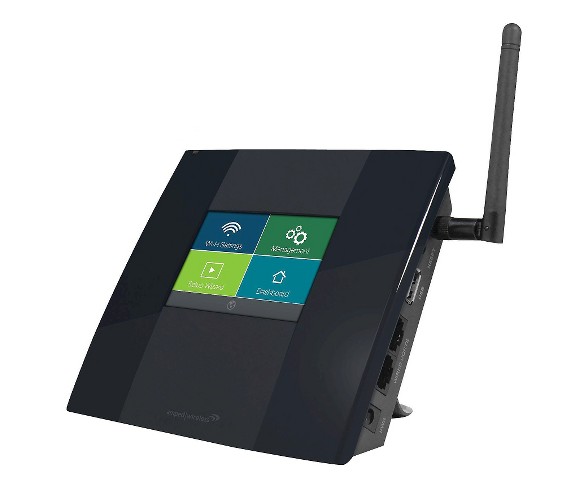 Amped Wireless High Power Touch Screen Wi-Fi Range Extender - Black (TAPEX)