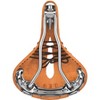 Brooks B17 Carved Saddle - Brown 175mm Width Leather Chrome Rails Unisex - 3 of 4