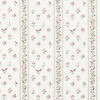 No. 918 1pc 54"x14" Riverwood Floral Stripe Print Semi-Sheer Kitchen Curtain Valance Ivory - 3 of 4