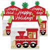 Big Dot of Happiness Christmas Train - Treat Box Party Favors - Holiday Party Goodie Gable Boxes - Set of 12 - 2 of 4