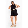 Women's Plus Size Kara Short - black | CITY CHIC - image 2 of 4