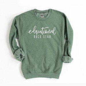 Simply Sage Market Women's Educational Rock Star Gildan Sweatshirt - 1 of 2