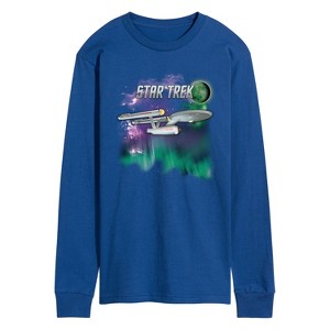 Men's - Star Trek - Enterprise Northern Lights Long Sleeve Graphic T-Shirt - 1 of 4