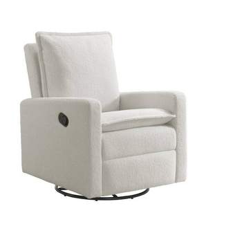 Oxford Baby Uptown Reclining Glider - Boucle White