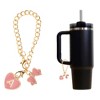 Unique Bargains Heart Bow Water Cup Pendant 1 Pc - 3 of 4
