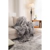 Sapphtopaz 1PC Faux Fur Throw Blanket, All Seasons Comfort Blanket, Faux Feathersoft Blanket, 50x60", Machine Washable - 2 of 4