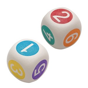 S&S Worldwide Gator Skin Foam Dice 4-1/4in Pk2 - 1 of 1