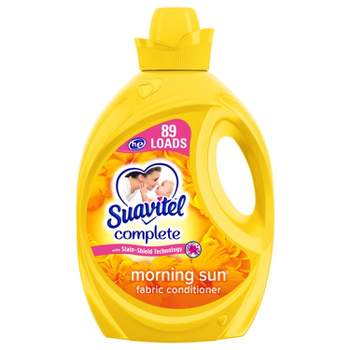 Suavitel Complete Scented Liquid Fabric Softener and Conditioner - Morning Sun - 105 fl oz