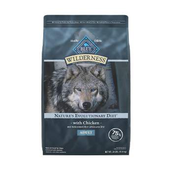 Blue Buffalo Wilderness High Protein Natural Adult Dry Dog Food with Chicken Flavor - 24lbs
