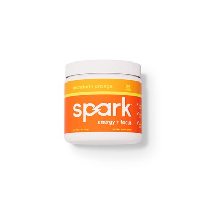 Spark Energy + Focus Drink Mixes Canister - Mandarin Orange - 6.2oz/25 Servings