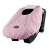 CozyBaby Cozy Cover Quilted Infant Car Seat Insulating Cover with Dual Zippers, Face Shield, and Elastic Edge for Travel During Winter Months - 2 of 4