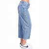 Women's Baggy Cropped Frayed Barrel Jeans - YMI - 3 of 3