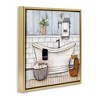 Stupell Industries Bathroom Farmhouse Style Tub, 18" x 18" - 3 of 4