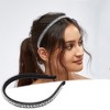 Unique Bargains Women's Rhinestone Faux Crystal Headbands Hair Accessories 0.47 Inch Wide 1 Pc - 2 of 4