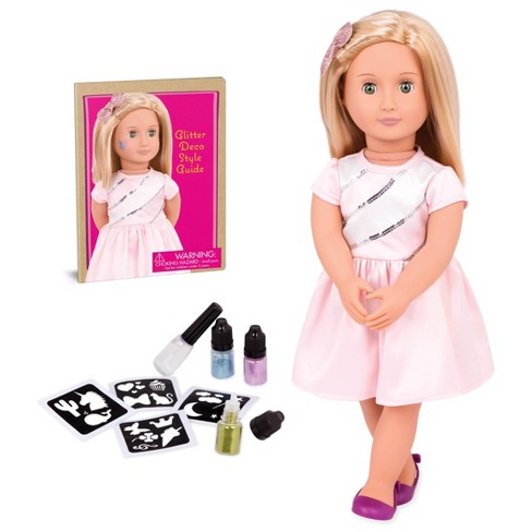 Our Generation Rosalyn With Book 18" Tattoo Doll :