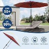 GustoWave 9Ft Outdoor Patio Umbrella for Pool, Deck, Yard, Garden - 3 of 4