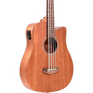 Gold Tone 25" Scale Acoustic-Electric MicroBass Natural - 1 of 4