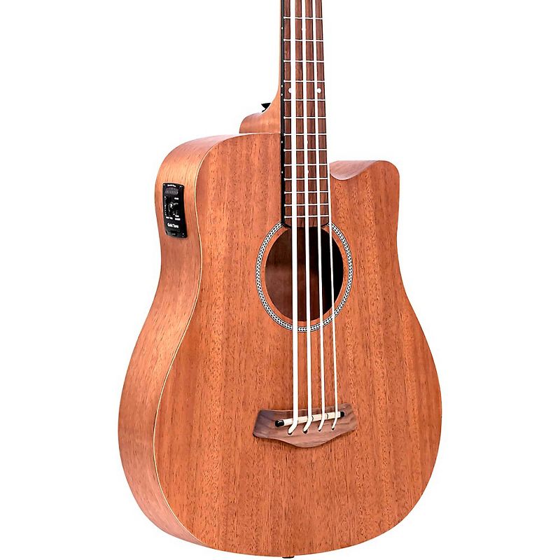 Gold Tone 25" Scale Acoustic-Electric MicroBass Natural, 1 of 7