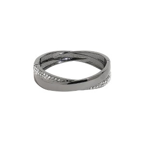 SOHI Women's Dark Silver Twisted Bracelet - 1 of 4