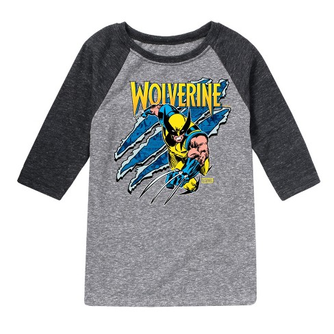 Boys' - Marvel - Slash-Toddler and Youth Raglan - image 1 of 4