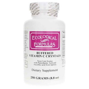 Ecological Formulas Buffered Vitamin C Crystals – 250g | Gentle, Non-Acidic Powder Supplement for Immune Support - 1 of 3