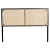 bali & pari Queen Aurelia Bayur Wood and Natural Rattan Headboard - 3 of 4