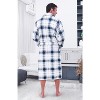 ADR Plush Fleece Men's Robe, Soft Cozy Warm Men's Bathrobe, Bath Robe - 4 of 4