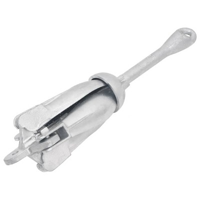 VidaXL Folding Anchor Silver 17.6 lb Malleable Iron