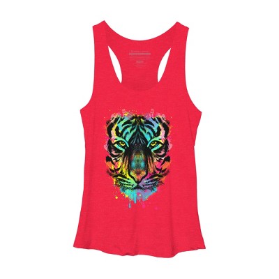 Women's Design By Humans Hunting For Colors By clingcling Racerback Tank Top