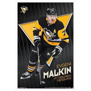 Trends International NHL Pittsburgh Penguins - Evgeni Malkin 19 Framed Wall Poster Prints - 1 of 4