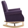 CAVINAS Accent Chair Modern Rocking Chair with Armrest Upholstered Comfy Chair - 3 of 4