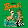Juniors Womens Bambi Retro Poster T-Shirt - 2 of 4