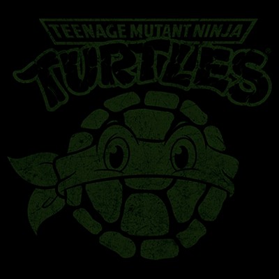 Men's Teenage Mutant Ninja Turtles Donatello Face Logo  T-Shirt - Black - Medium