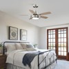 Siljoy Ceiling Fans with Lights and Remote, 42 Inch Nickel Ceiling Fan with Quiet Reversible DC Motor, Dimmable LED Lighting, 6 Speeds, Timer - 2 of 4