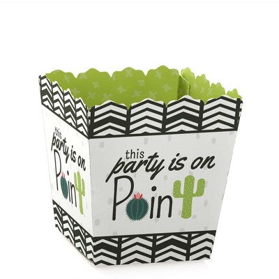 Big Dot of Happiness Prickly Cactus Party - Party Mini Favor Boxes - Fiesta Party Treat Candy Boxes - Set of 12