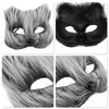 Unique Bargains Long-haired Foxes Party Mask 1 Pc - 3 of 4