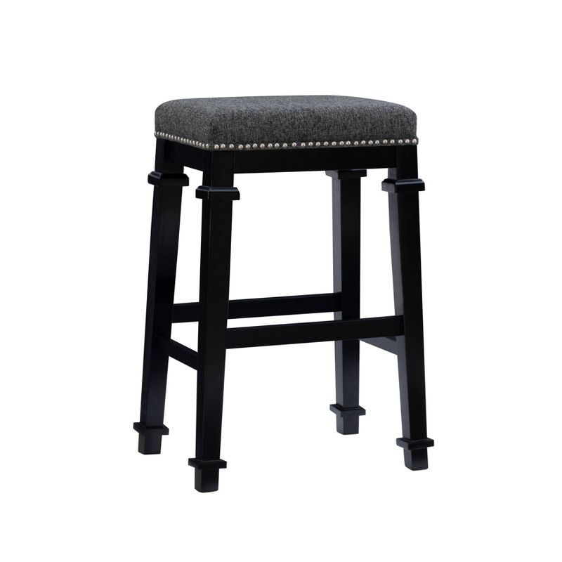 Kennedy Backless Barstool Wood - Linon, 1 of 10