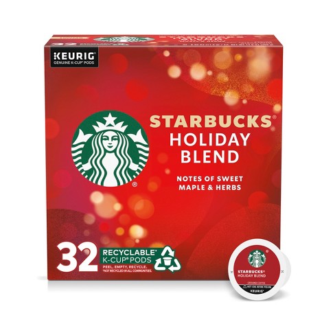 Starbucks Coffee Company Holiday Limited Edition Gingerbread Coffee K Cups Pods - 22 Count - 1 Box