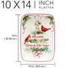 Certified International Winter Greens Rectangular Platter - 4 of 4