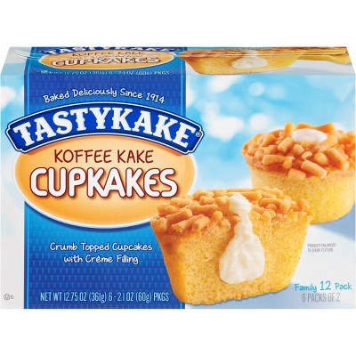 Tastykake Cream Filled Koffee Kake Cupcakes - 12ct/12.75oz