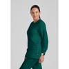 Grey's Anatomy by Barco Classic Women's Jamie 4-Pocket Crewneck Snap-Front Warm-Up Scrub Jacket - 3 of 4
