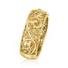 Ross-Simons 18kt Gold Over Sterling Scrollwork Ring - 3 of 4