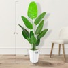 Artificial Tree in Pot with Realistic Leaves & Natural Wood Trunk 5FT/6FT/7FT/8FT - 2 of 4