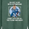 Women's - Avatar: The Last Airbender - Boomerang Guy Lightweight French Terry Wide Neck Long Sleeve Shirt - 2 of 4