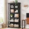 Hommoo 71 Inches Industrial Bookshelf - 4 of 4