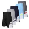 Galaxy By Harvic Women's Loose Fit Moisture Wicking Performance Quick Dry Mesh Shorts With Side Block Design - 2 of 2