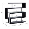 Vynxaria Clear Glass Chrome Desk Shelf Storage High-Gloss Writing Table for Home Office Bedroom Contemporary Workspaces - 3 of 4