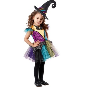 Rubies Girls Patchwork Witch Toddler Costume - 1 of 2