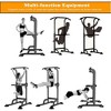 Power Tower-Pull Up & Dip Station, Heavy Duty 330Lbs Free Standing Workout Equipment W/ Adjustable Height 65"-82.7" for Chin-Ups, Push-Ups - 4 of 4