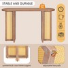 KTMBDW Rattan Console Table, Farmhouse Sofa Table, Narrow Entryway Table with Storage Space, Behind Couch Table for Living Room, Hallway - 4 of 4